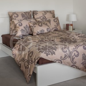 Mako satin bedding set CACAO